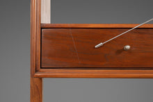 Load image into Gallery viewer, Mid Century Modern Danish-Styled Modular Tension Wall Unit in Walnut, USA, c. 1960s-ABT Modern