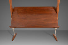 Load image into Gallery viewer, Mid Century Modern Danish-Styled Modular Tension Wall Unit in Walnut, USA, c. 1960s-ABT Modern