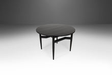 Load image into Gallery viewer, Mid Century Modern Ebonized Extension Dining Table w/ Architectural Leg Base, c. 1960's-ABT Modern