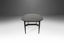Load image into Gallery viewer, Mid Century Modern Ebonized Extension Dining Table w/ Architectural Leg Base, c. 1960's-ABT Modern