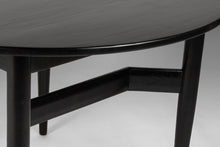 Load image into Gallery viewer, Mid Century Modern Ebonized Extension Dining Table w/ Architectural Leg Base, c. 1960's-ABT Modern