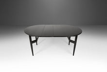 Load image into Gallery viewer, Mid Century Modern Ebonized Extension Dining Table w/ Architectural Leg Base, c. 1960's-ABT Modern