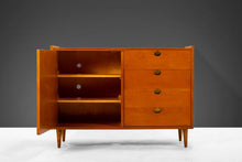Load image into Gallery viewer, Mid Century Modern Edmond Spence Dresser / Case Piece in Maple w/ Brass Detailing, Sweden, c. 1960's-ABT Modern