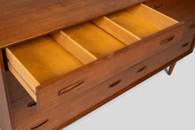 Load image into Gallery viewer, Mid Century Modern Eight Drawer Dresser in Teak by Arne Vodder for Sibast, Denmark, c. 1960s-ABT Modern
