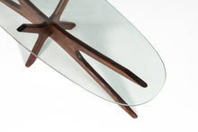 Load image into Gallery viewer, Mid Century Modern Elongated Model 893-TGO "Jacks" Coffee Table in Walnut by Adrian Pearsall for Craft Associates, USA, c. 1960s-ABT Modern