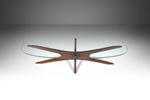 Load image into Gallery viewer, Mid Century Modern Elongated Model 893-TGO "Jacks" Coffee Table in Walnut by Adrian Pearsall for Craft Associates, USA, c. 1960s-ABT Modern