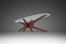 Load image into Gallery viewer, Mid Century Modern Elongated Model 893-TGO "Jacks" Coffee Table in Walnut by Adrian Pearsall for Craft Associates, USA, c. 1960s-ABT Modern