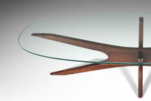 Load image into Gallery viewer, Mid Century Modern Elongated Model 893-TGO "Jacks" Coffee Table in Walnut by Adrian Pearsall for Craft Associates, USA, c. 1960s-ABT Modern