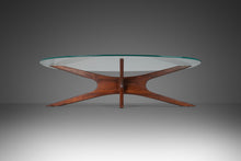Load image into Gallery viewer, Mid Century Modern Elongated Model 893-TGO "Jacks" Coffee Table in Walnut by Adrian Pearsall for Craft Associates, USA, c. 1960s-ABT Modern
