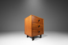 Load image into Gallery viewer, Mid Century Modern End Table / Three Drawer Dresser in Walnut by George Nelson for Herman Miller, USA, c. 1960's-ABT Modern
