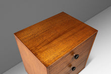 Load image into Gallery viewer, Mid Century Modern End Table / Three Drawer Dresser in Walnut by George Nelson for Herman Miller, USA, c. 1960's-ABT Modern