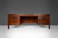 Load image into Gallery viewer, Mid Century Modern Executive Desk in Walnut by Jens Risom for Risom Designs, 1950s-ABT Modern