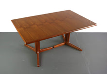 Load image into Gallery viewer, Mid Century Modern Extension Dining Table by E. Valentinsen for Dyrlund in Teak-ABT Modern