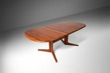 Load image into Gallery viewer, Mid Century Modern Extension Dining Table in Solid Teak, Denmark, c. 1970's-ABT Modern