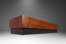 Load image into Gallery viewer, Mid Century Modern Floating Cube Brutalist Coffee Table in Walnut by Adrian Pearsall for Craft Associates, USA, c. 1960's-ABT Modern