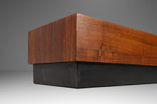 Load image into Gallery viewer, Mid Century Modern Floating Cube Brutalist Coffee Table in Walnut by Adrian Pearsall for Craft Associates, USA, c. 1960's-ABT Modern