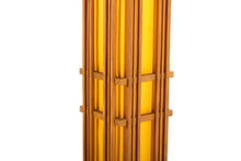 Load image into Gallery viewer, Mid Century Modern Floor Lamp in Original Orange Fabric in Style of Frank Llloyd Wright-ABT Modern