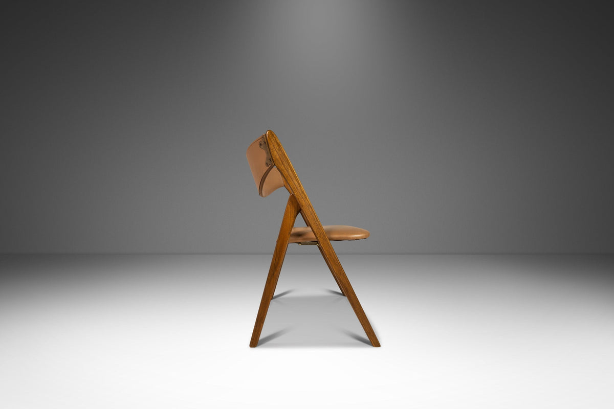 Mid Century Modern Folding Stakmore Chair by Coronet for Norquist USA
