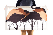 Load image into Gallery viewer, Mid Century Modern Forest Print Art Attributed to Marjatta Seppälä, Finland, c. 1960's-ABT Modern