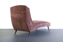 Load image into Gallery viewer, Mid Century Modern Gorgeous Walnut Saber Leg Chaise Lounge-ABT Modern