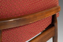 Load image into Gallery viewer, Mid Century Modern High Back Barrel Chair by Milo Baughman in Ruby Red, USA, c. 1960's-ABT Modern
