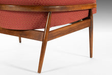 Load image into Gallery viewer, Mid Century Modern High Back Barrel Chair by Milo Baughman in Ruby Red, USA, c. 1960's-ABT Modern