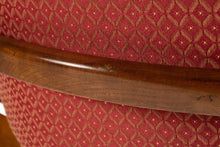 Load image into Gallery viewer, Mid Century Modern High Back Barrel Chair by Milo Baughman in Ruby Red, USA, c. 1960's-ABT Modern