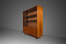 Load image into Gallery viewer, Mid Century Modern Hutch / Cabinet w/ Sliding Glass Doors in Walnut, Yugoslavia, c. 1950's-ABT Modern