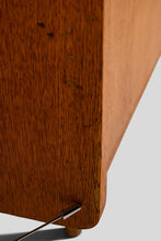 Load image into Gallery viewer, Mid Century Modern Hutch / Cabinet w/ Sliding Glass Doors in Walnut, Yugoslavia, c. 1950's-ABT Modern