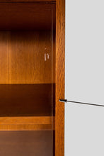 Load image into Gallery viewer, Mid Century Modern Hutch / Cabinet w/ Sliding Glass Doors in Walnut, Yugoslavia, c. 1950's-ABT Modern