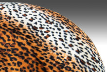 Load image into Gallery viewer, Mid Century Modern Leopard Print Tulip Chair and Ottoman Set After Pierre Paulin, 1960s-ABT Modern