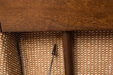 Load image into Gallery viewer, Mid Century Modern Lounge Chair After Selig in Walnut & Original Fabric, USA, c. 1950s-ABT Modern