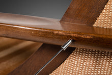 Load image into Gallery viewer, Mid Century Modern Lounge Chair After Selig in Walnut & Original Fabric, USA, c. 1950s-ABT Modern