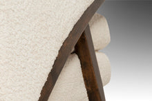 Load image into Gallery viewer, Mid Century Modern Lounge Chair by Karpen of California Newly Upholstered in White Boucle, USA, c. 1950's-ABT Modern