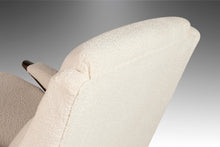 Load image into Gallery viewer, Mid Century Modern Lounge Chair by Karpen of California Newly Upholstered in White Boucle, USA, c. 1950's-ABT Modern