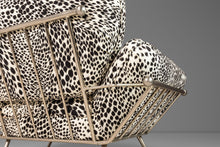 Load image into Gallery viewer, Mid Century Modern Lounge Chair in Animal Print for Carson's Attributed to Milo Baughman, USA, c. 1980's-ABT Modern