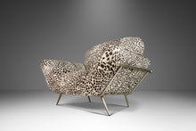 Load image into Gallery viewer, Mid Century Modern Lounge Chair in Animal Print for Carson's Attributed to Milo Baughman, USA, c. 1980's-ABT Modern