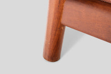 Load image into Gallery viewer, Mid Century Modern Lounge Chair in Solid Teak and Original Peach Fabric in the Manner of Poul Volther, c. 1970's-ABT Modern