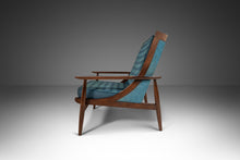 Load image into Gallery viewer, Mid Century Modern Lounge Chair in Walnut & Original Fabric, USA, c. 1950s-ABT Modern