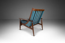 Load image into Gallery viewer, Mid Century Modern Lounge Chair in Walnut & Original Fabric, USA, c. 1950s-ABT Modern