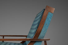 Load image into Gallery viewer, Mid Century Modern Lounge Chair in Walnut & Original Fabric, USA, c. 1950s-ABT Modern