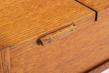 Load image into Gallery viewer, Mid Century Modern Minimalist Petite Writing Desk in Golden Oak, USA, c. 1960's-ABT Modern