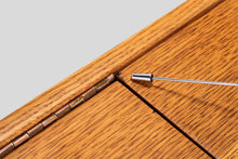 Load image into Gallery viewer, Mid Century Modern Minimalist Petite Writing Desk in Golden Oak, USA, c. 1960's-ABT Modern