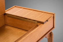 Load image into Gallery viewer, Mid Century Modern Minimalist Petite Writing Desk in Golden Oak, USA, c. 1960's-ABT Modern