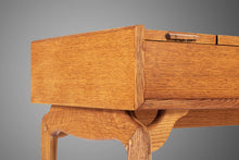 Load image into Gallery viewer, Mid Century Modern Minimalist Petite Writing Desk in Golden Oak, USA, c. 1960's-ABT Modern