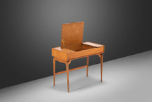 Load image into Gallery viewer, Mid Century Modern Minimalist Petite Writing Desk in Golden Oak, USA, c. 1960's-ABT Modern