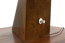 Load image into Gallery viewer, Mid Century Modern Modeline Wave Lamp In Walnut and Brass-ABT Modern