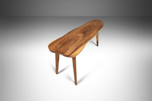 Load image into Gallery viewer, Mid Century Modern Monkey Pod Wood Slab Coffee / End Table, USA, c. 1960's-ABT Modern