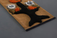 Load image into Gallery viewer, Mid Century Modern Owl Wall Art on Tapestry-ABT Modern