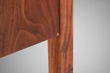 Load image into Gallery viewer, Mid Century Modern Polished Slate Sideboard / Credenza by Jens Risom in Walnut on a Sled Base, c. 1950s-ABT Modern
